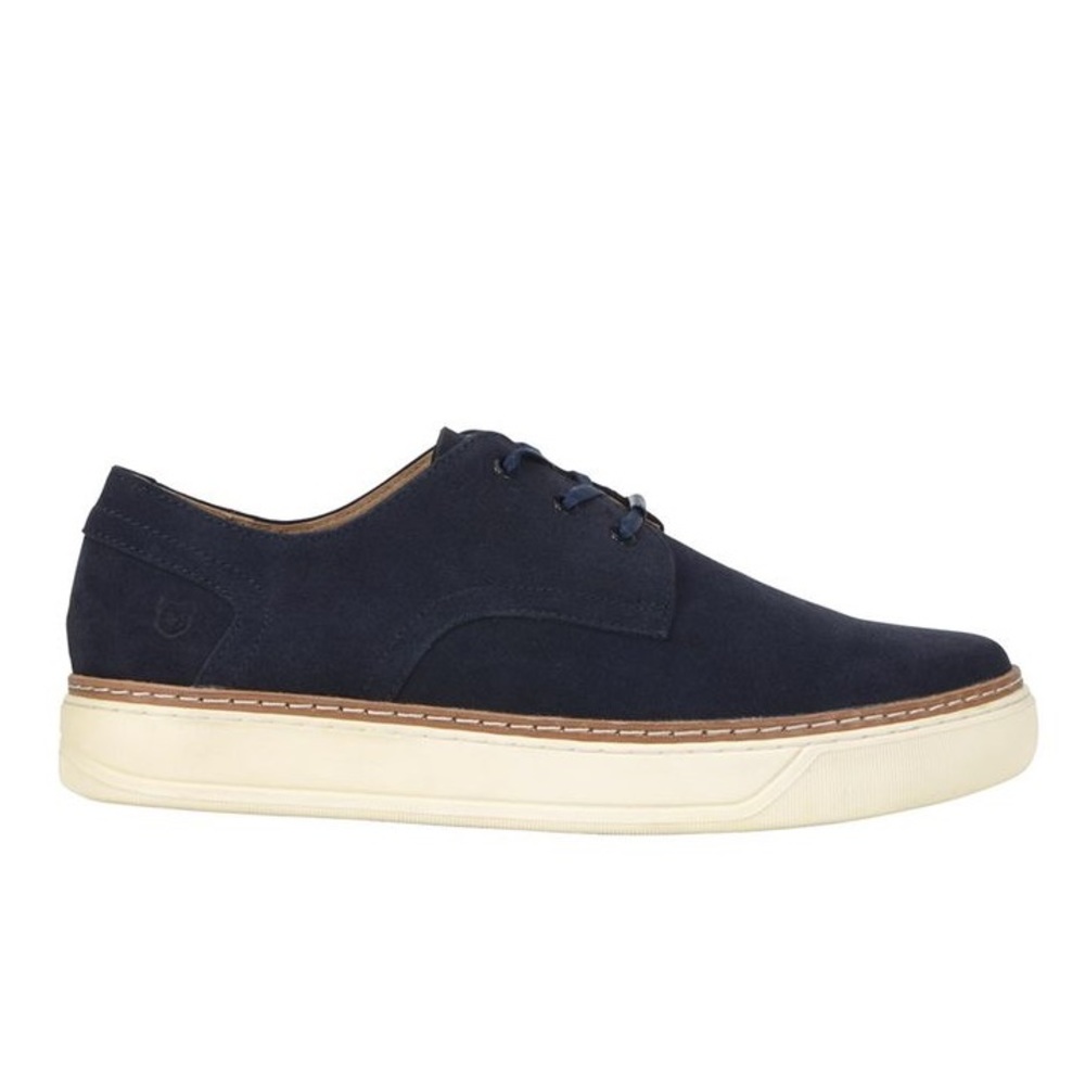 Andrew Marc Edson Navy Suede Sneakers
